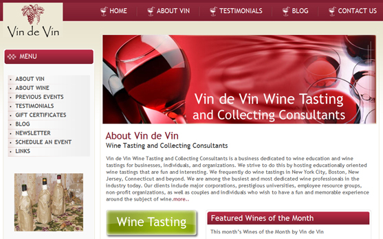 Vin de Vin Wine Tasting and Collecting Consultants